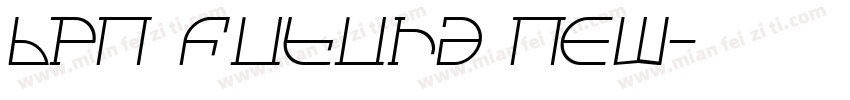 bpn futura new字体转换